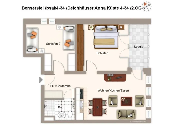 Deichhaeuser Anna Kueste Deichhaeuser Anna Kueste 4-34 * Bensersiel